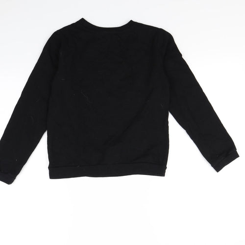 pep & co  Boys Black   Pullover Jumper Size 11 Years