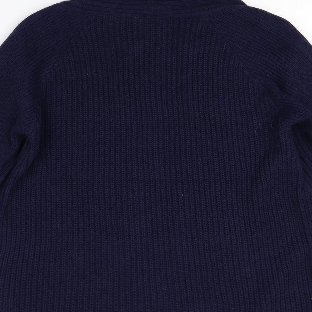 BHS Womens Blue   Cardigan Jumper Size 14