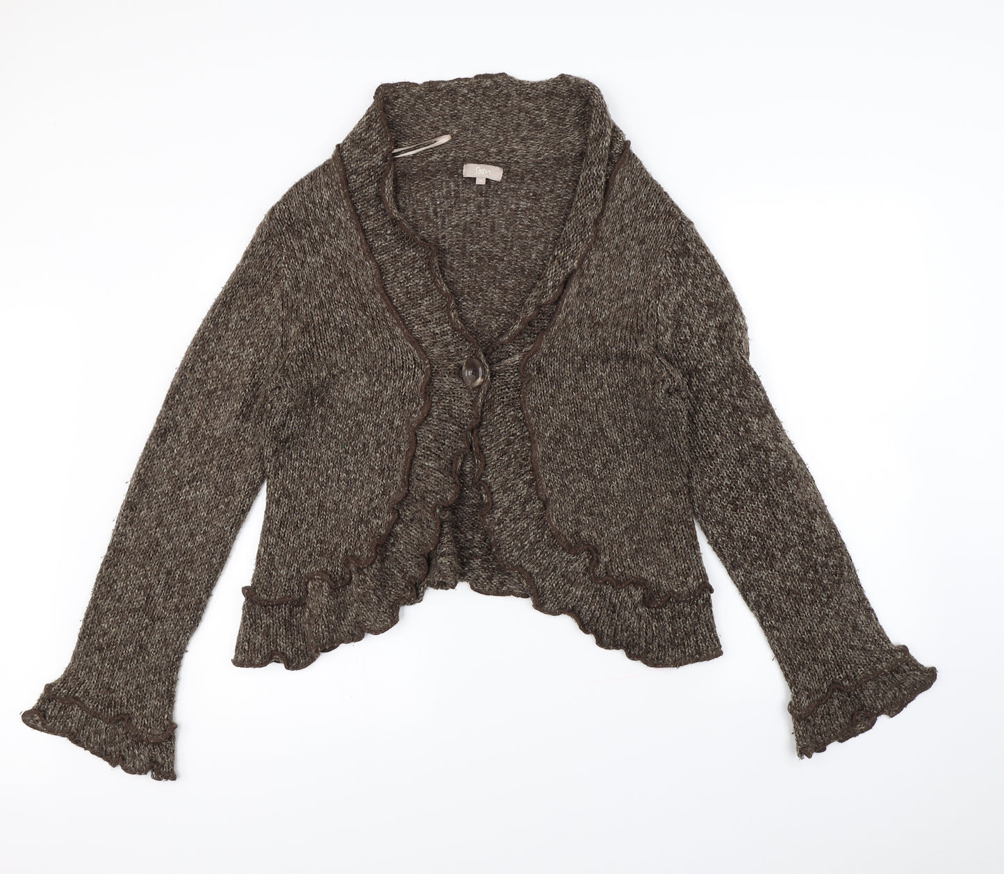 Soon Womens Brown   Cardigan Jumper Size 18