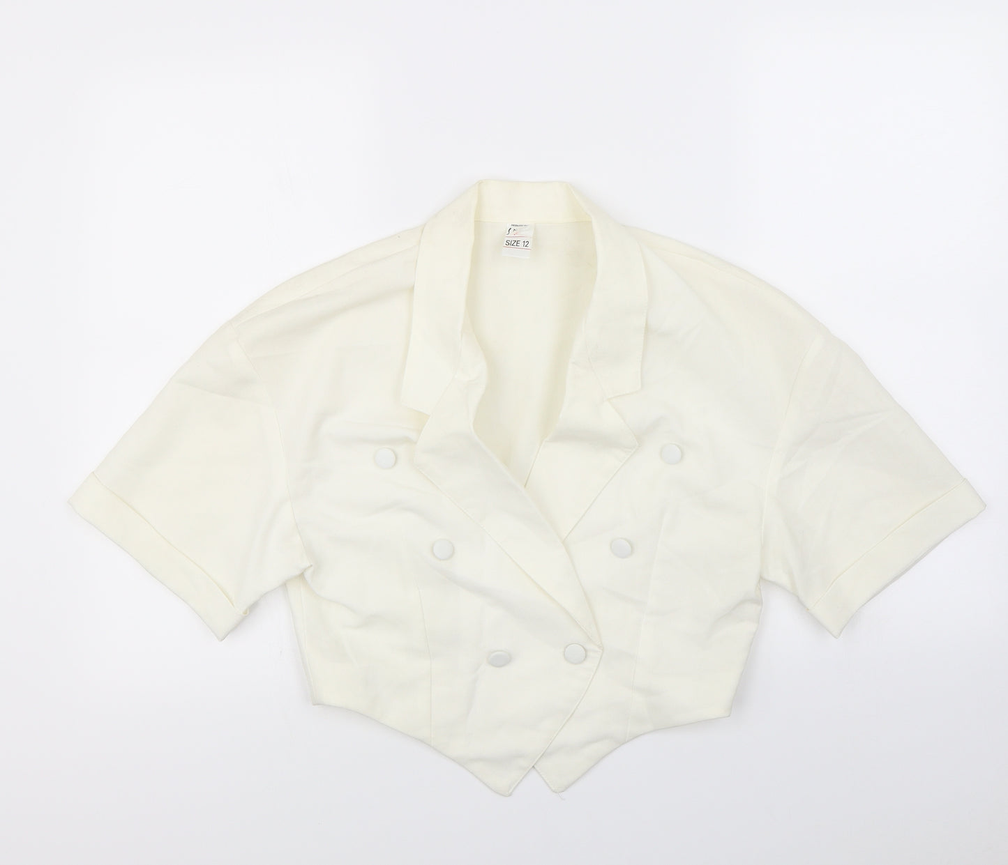 snob Womens Ivory   Jacket  Size 12