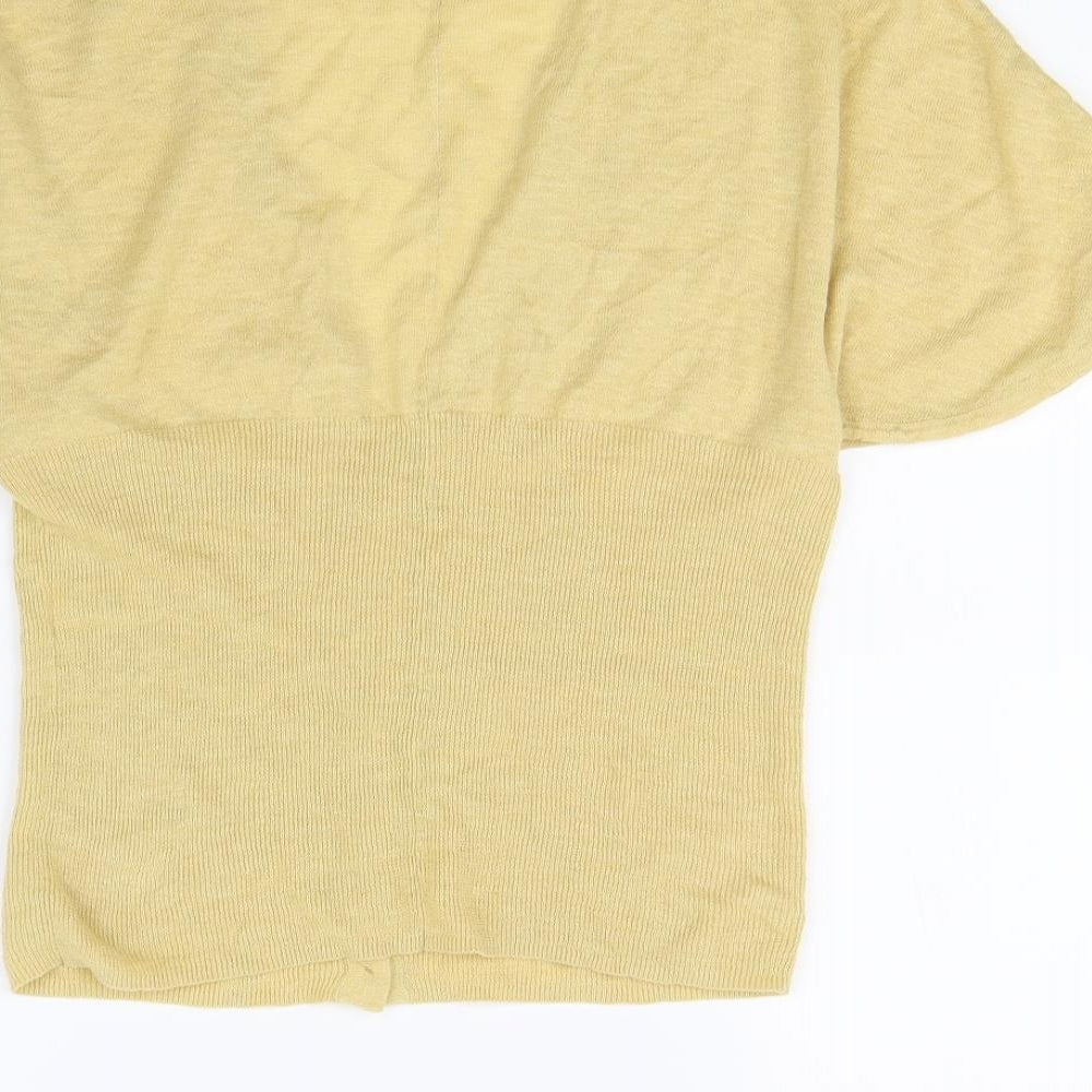 Principles Womens Yellow   Cape Jumper Size 12