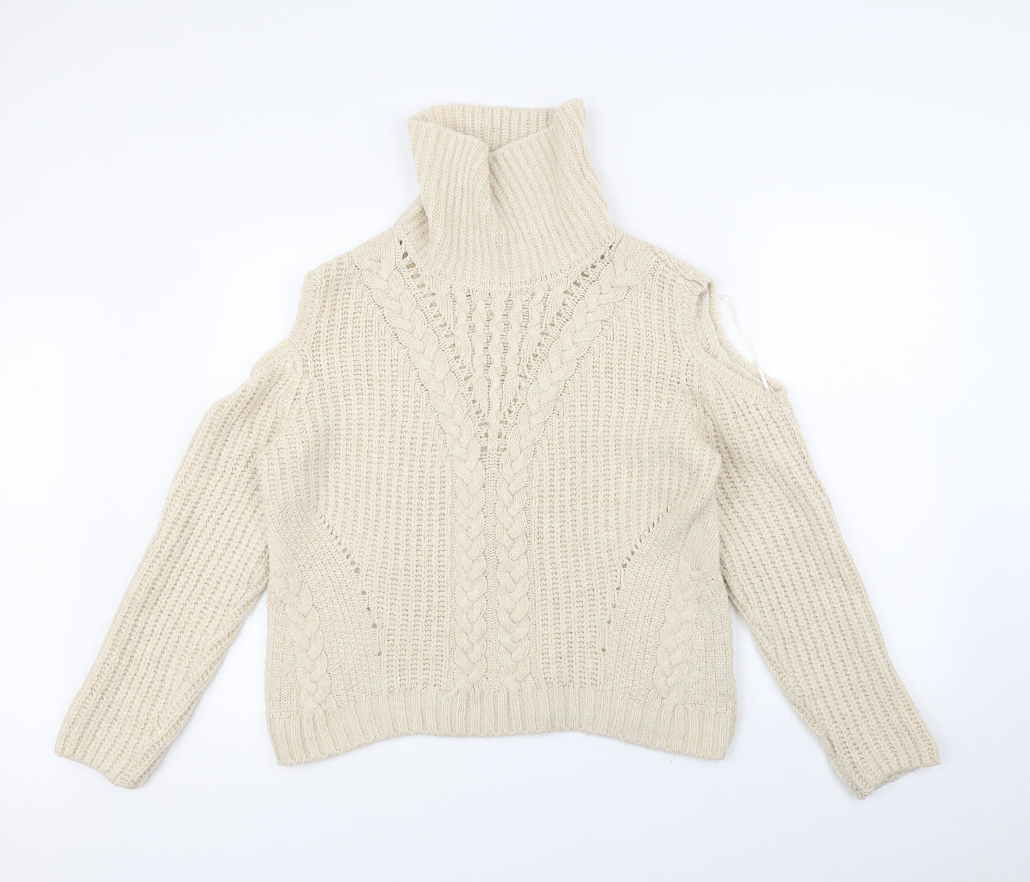 M&S Womens Beige   Pullover Jumper Size 22