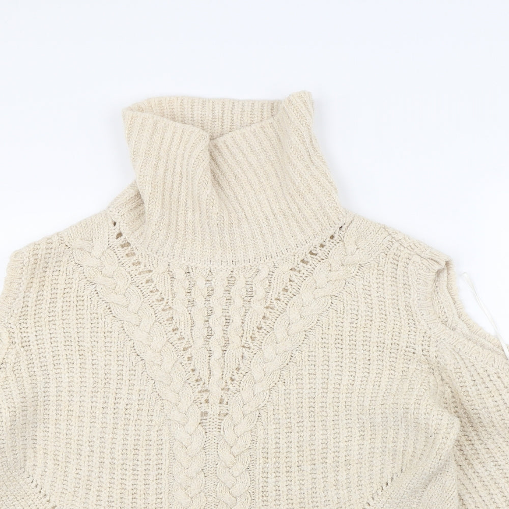 M&S Womens Beige   Pullover Jumper Size 22