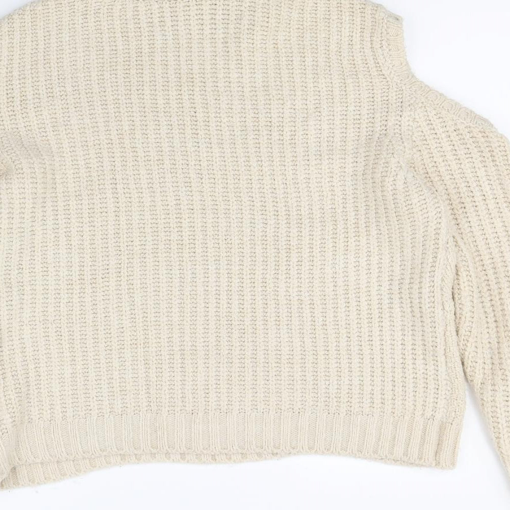 M&S Womens Beige   Pullover Jumper Size 22