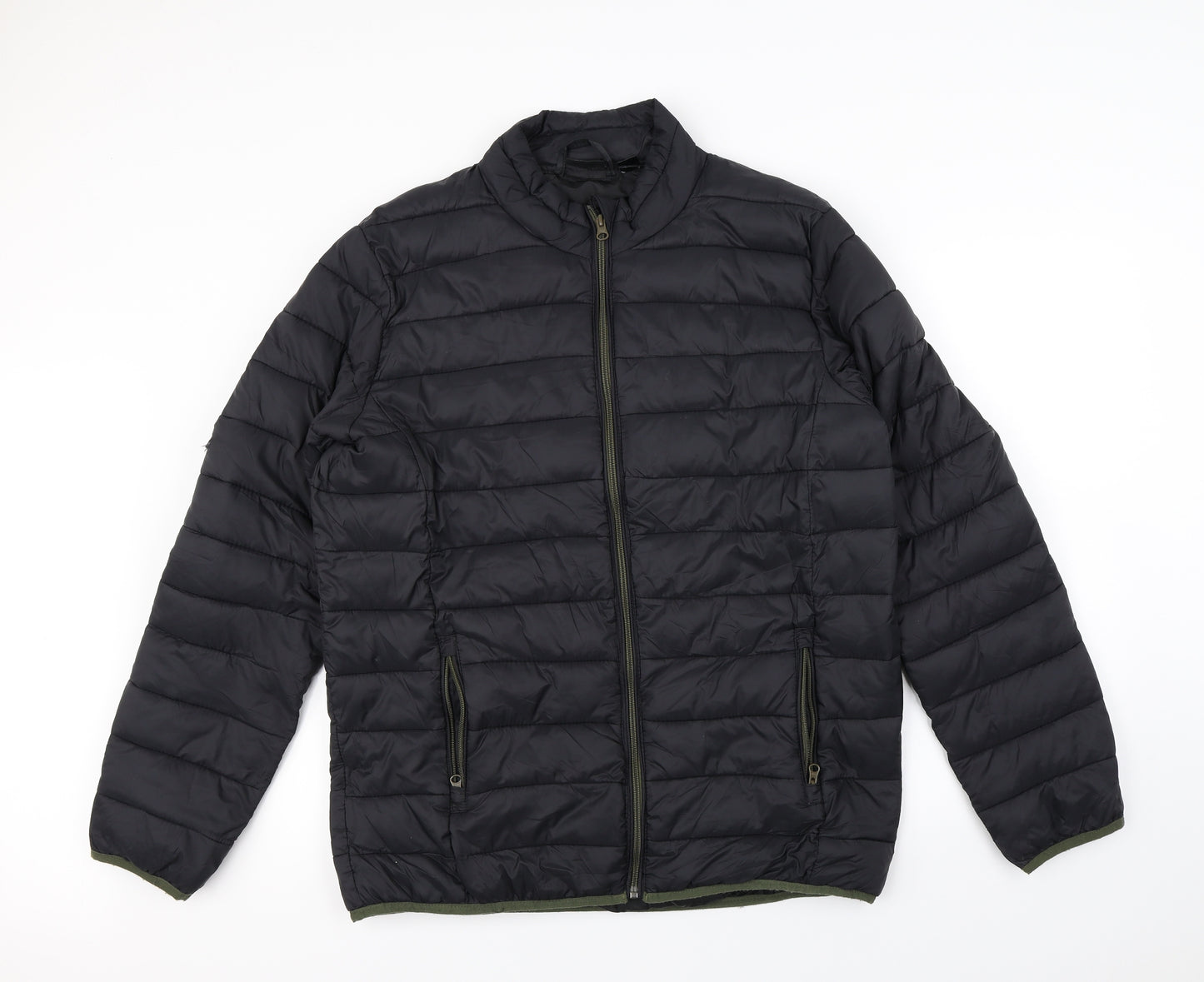 Livergy Mens Black   Rain Coat Coat Size XL