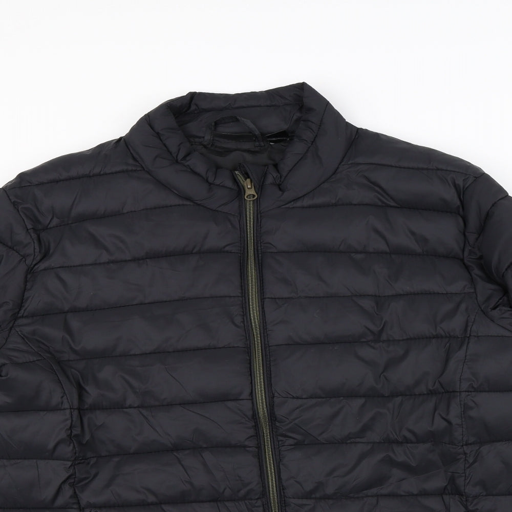 Livergy Mens Black   Rain Coat Coat Size XL