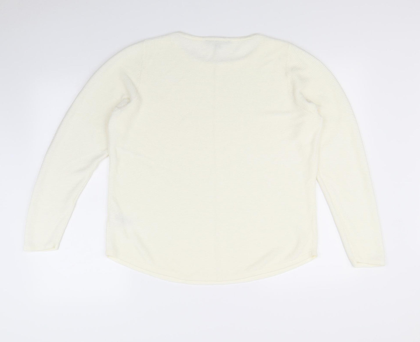 Love Knitwear Womens Ivory   Pullover Jumper Size 16