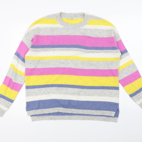 George Womens Multicoloured Striped  Pullover Jumper Size 14