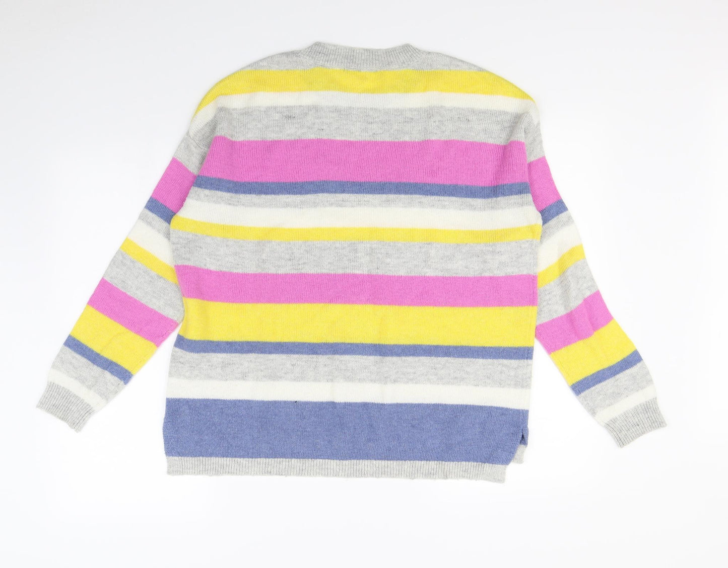 George Womens Multicoloured Striped  Pullover Jumper Size 14