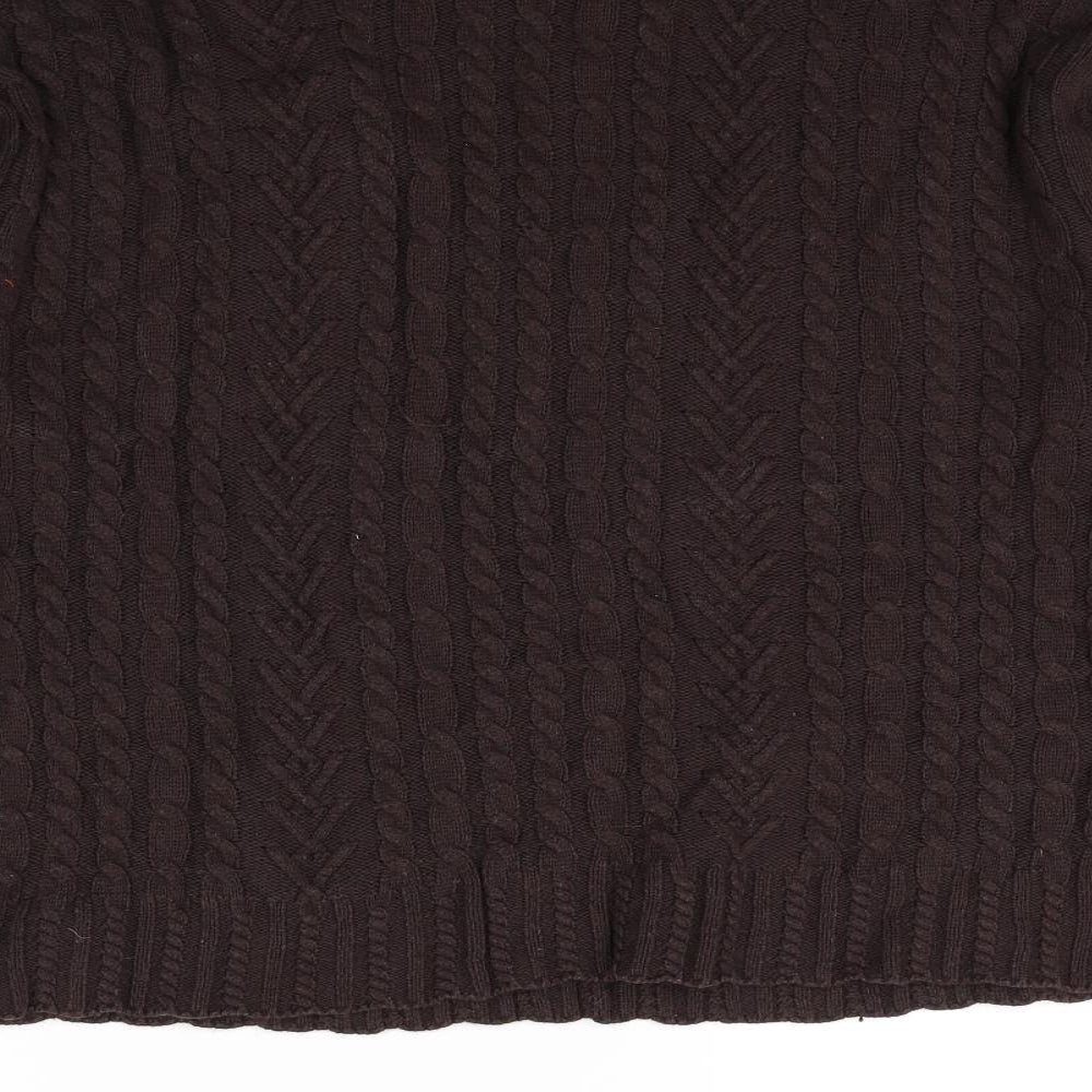M&s Womens Brown   Pullover Jumper Size M