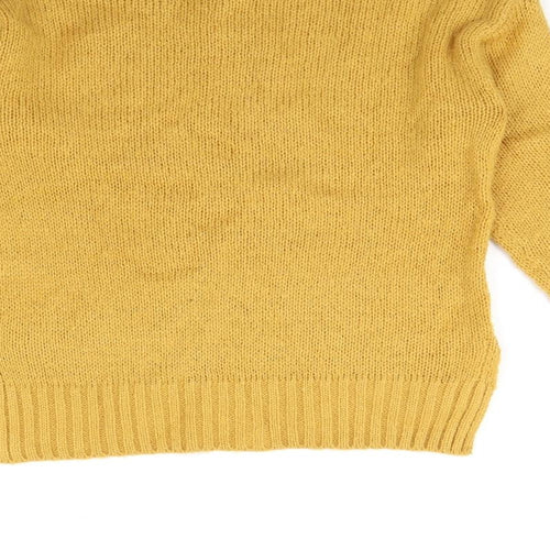 New Look Girls Yellow   Pullover Jumper Size 12 Years