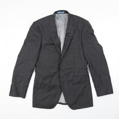 NEXT Mens Grey   Jacket Blazer Size S  - Shoulder Pads