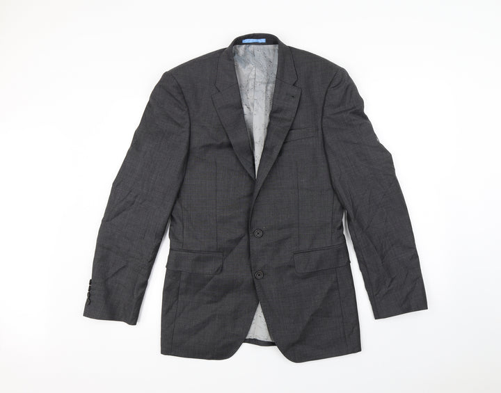 NEXT Mens Grey   Jacket Blazer Size S  - Shoulder Pads