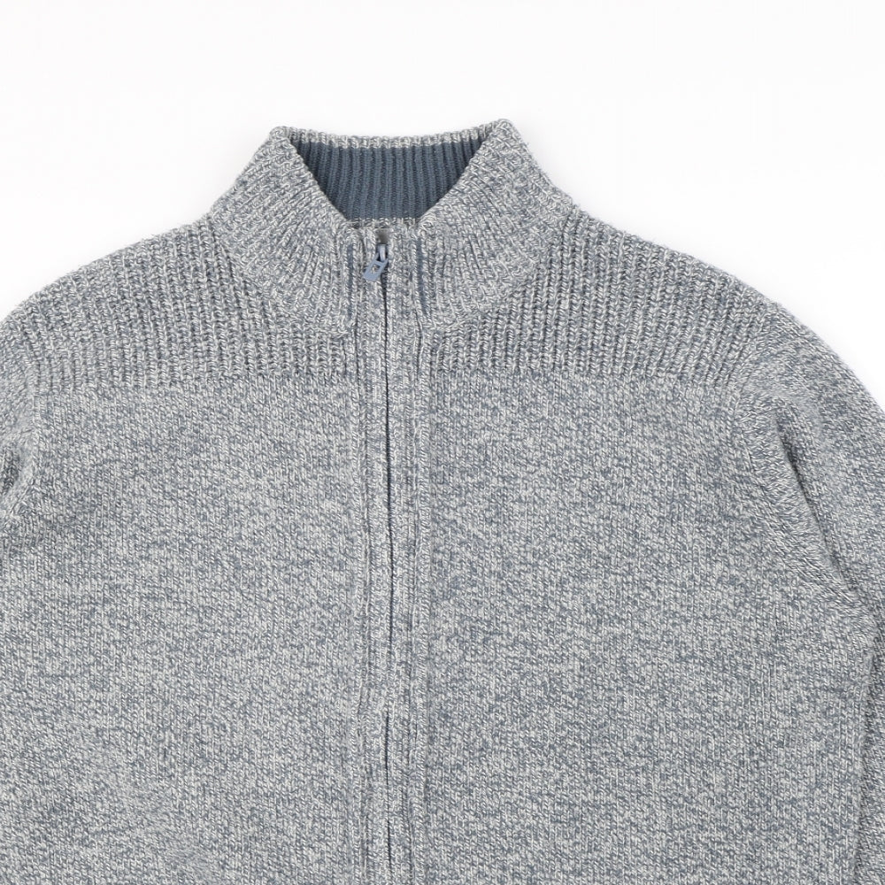 89th & Madison Mens Blue   Full Zip Jumper Size L