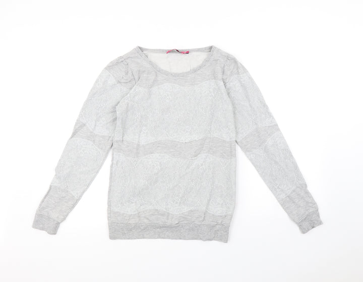 Boohoo Womens Grey   Pullover Jumper Size 10