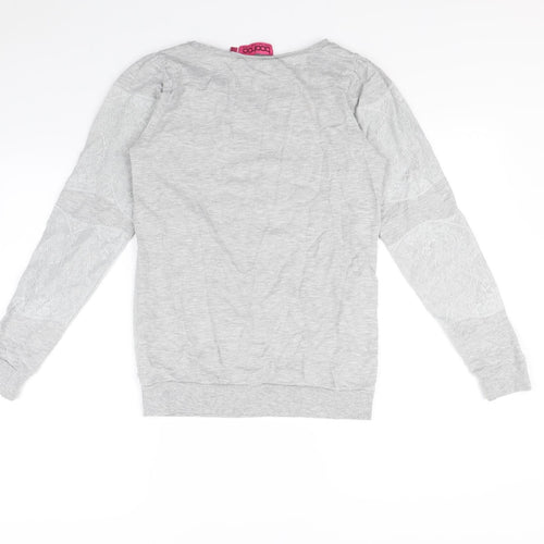 Boohoo Womens Grey   Pullover Jumper Size 10