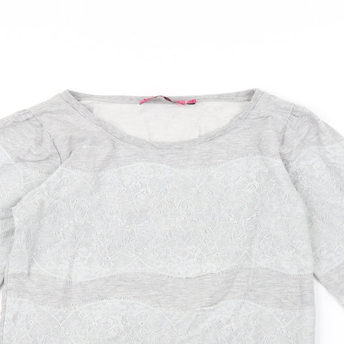 Boohoo Womens Grey   Pullover Jumper Size 10