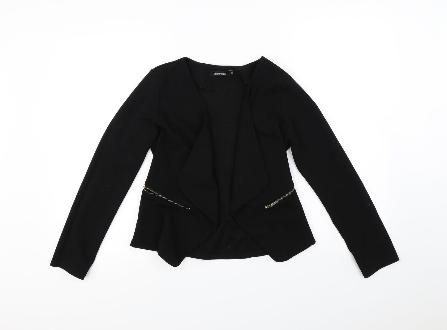 Boohoo Womens Black   Jacket  Size S