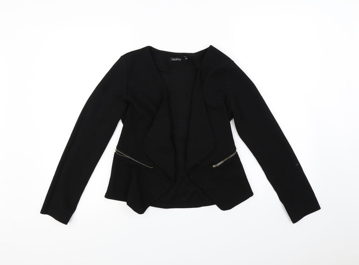 Boohoo Womens Black Jacket Size S
