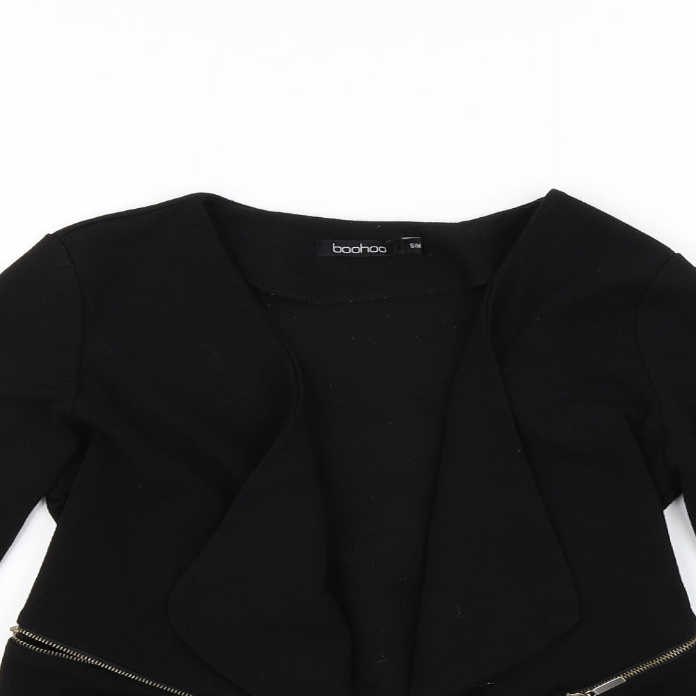 Boohoo Womens Black   Jacket  Size S
