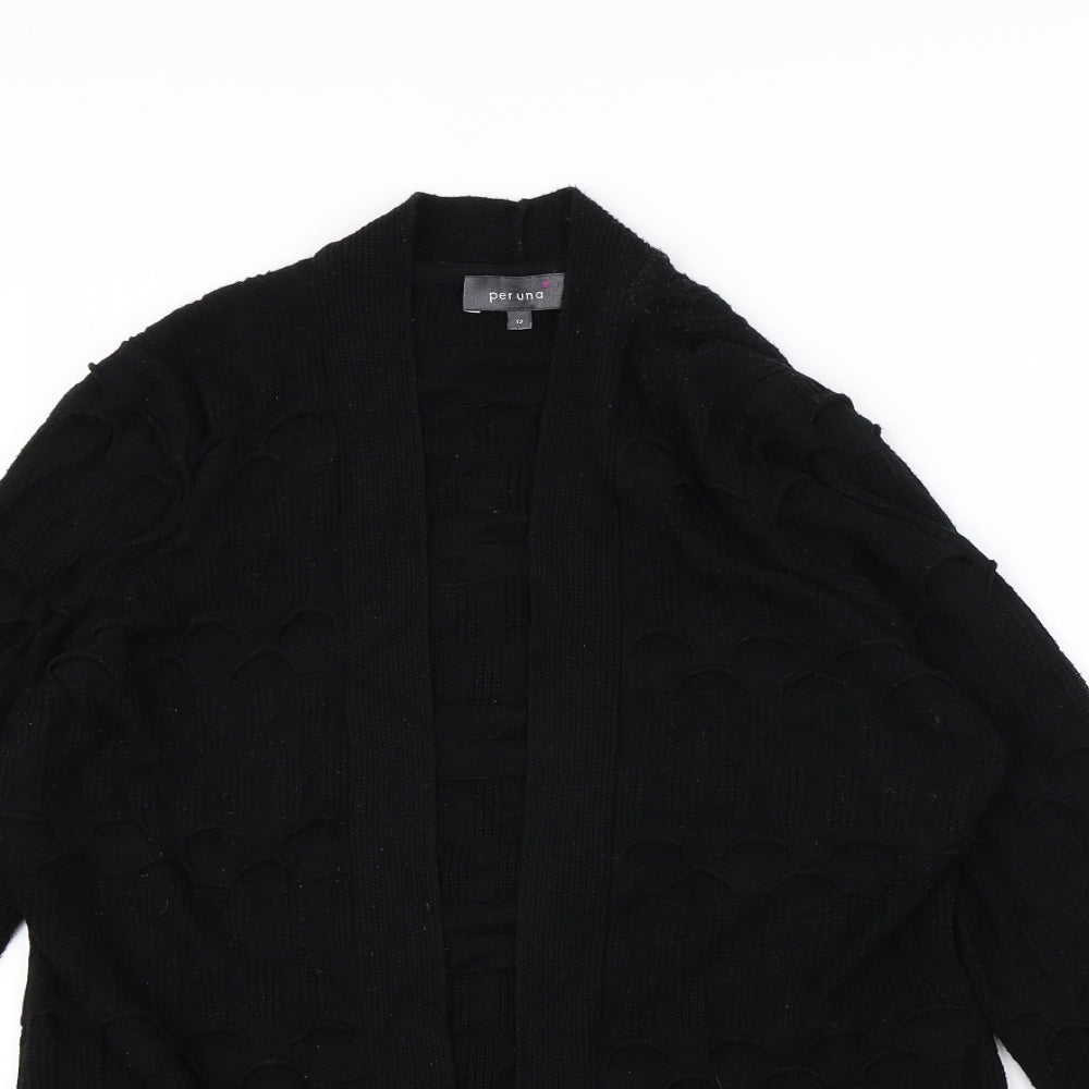 Per Una Womens Black   Cardigan Jumper Size 12