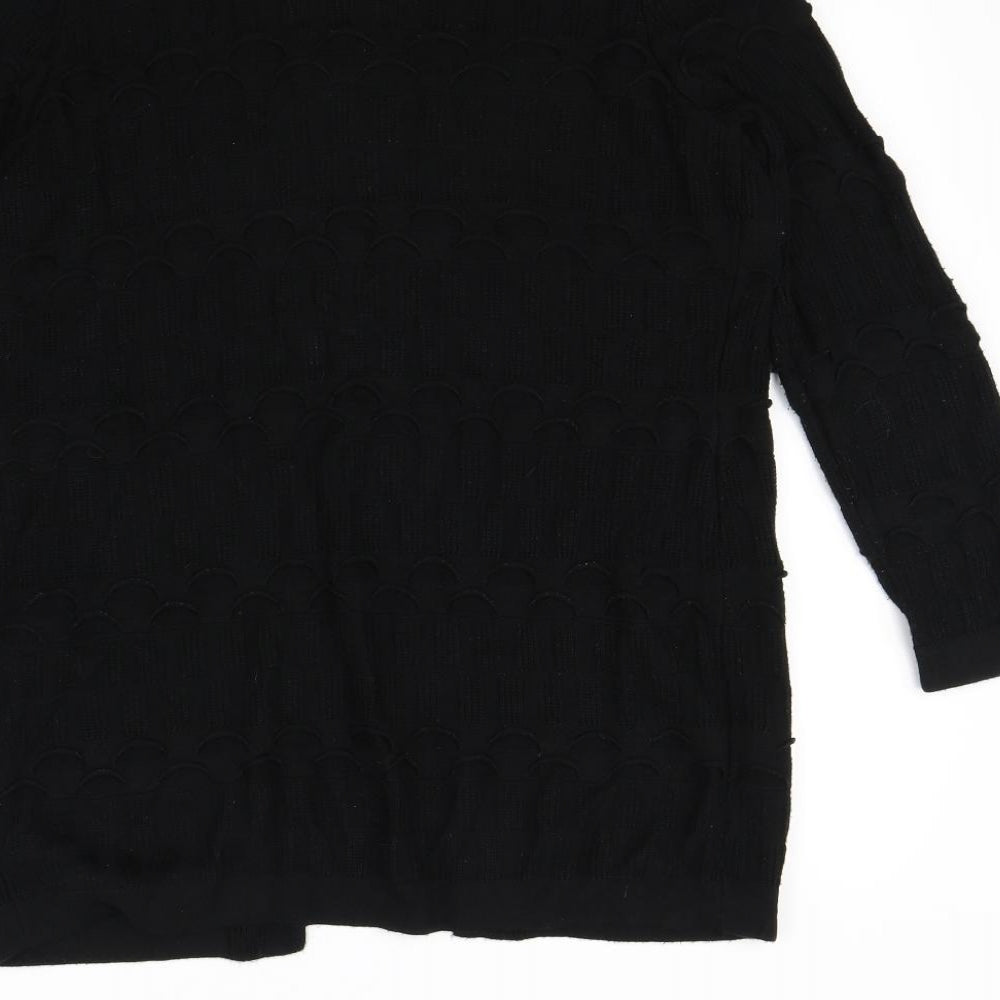 Per Una Womens Black   Cardigan Jumper Size 12