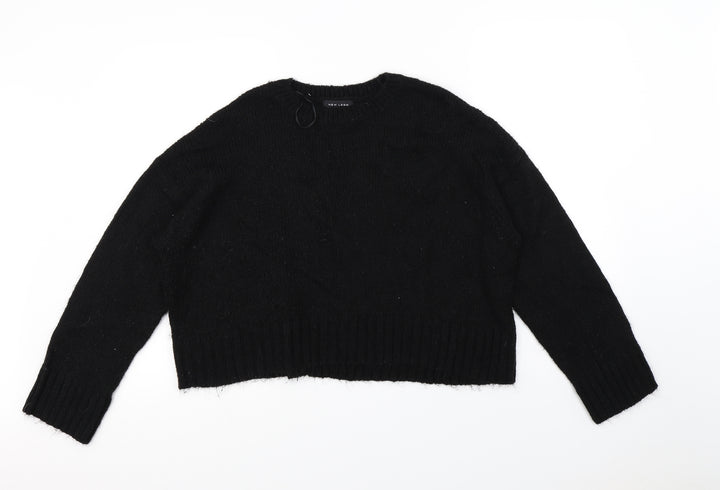 New Look Womens Black   Pullover Jumper Size L