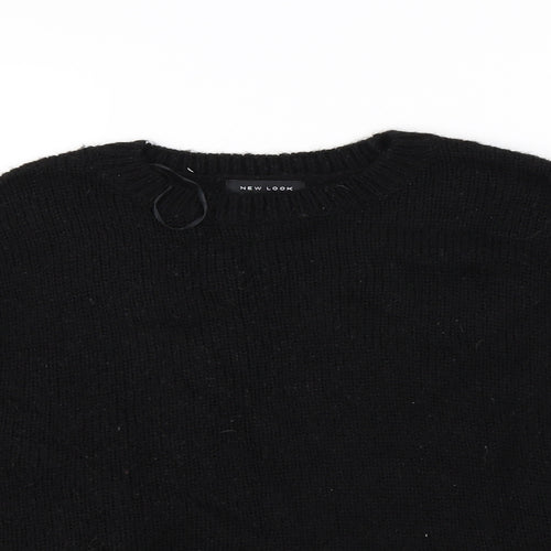 New Look Womens Black   Pullover Jumper Size L