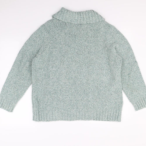 BM Womens Green   Pullover Jumper Size XL