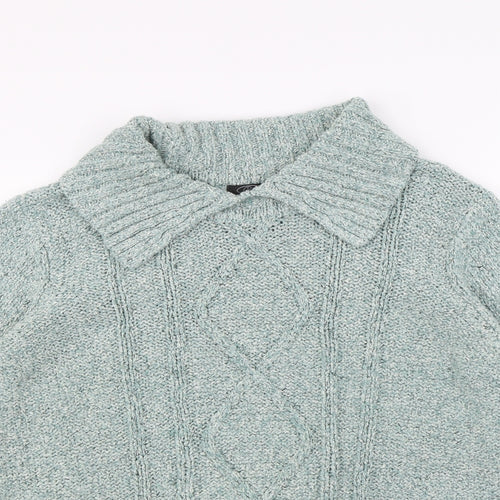 BM Womens Green   Pullover Jumper Size XL