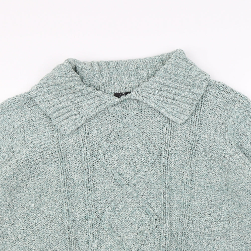 BM Womens Green   Pullover Jumper Size XL
