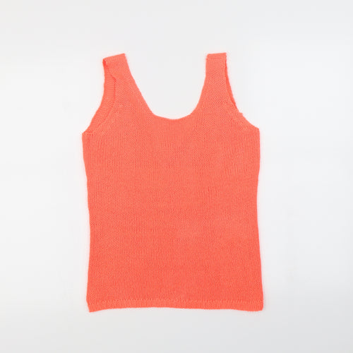 Vera Moda Womens Orange   Basic Tank Size S