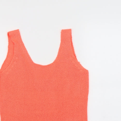 Vera Moda Womens Orange   Basic Tank Size S