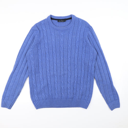 James Pringle  Mens Blue   Pullover Jumper Size L