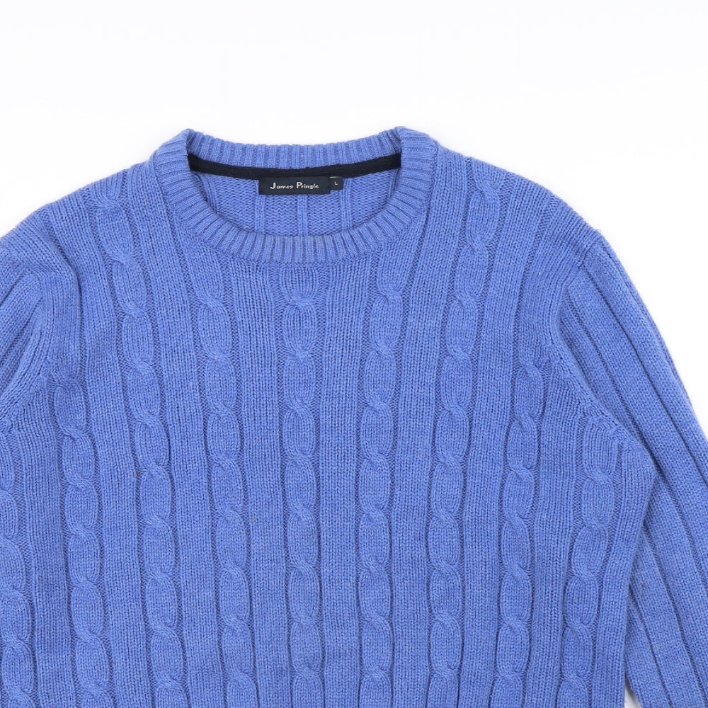 James Pringle  Mens Blue   Pullover Jumper Size L