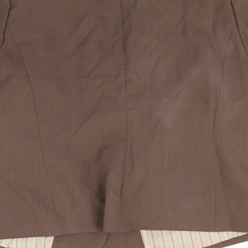 essence Womens Brown   Jacket Blazer Size 20  - Shoulder Pads