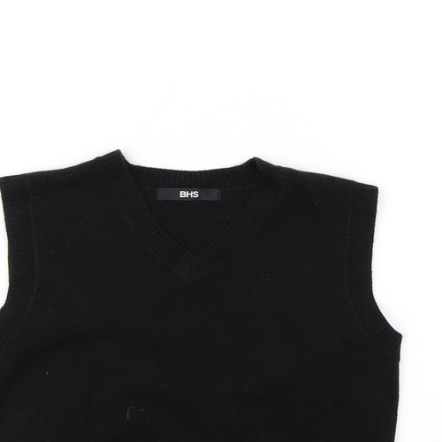 BHS Girls Black   Pullover Jumper Size 9 Years