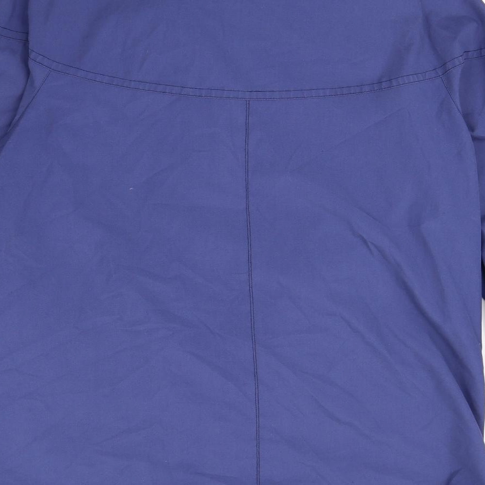 Debenhams Womens Blue   Rain Coat Coat Size 16