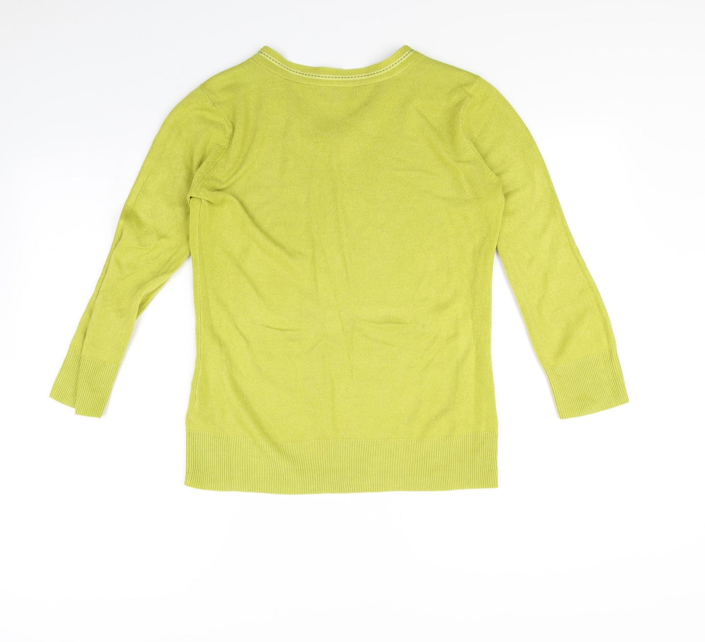 Per Una Womens Green   Pullover Sweatshirt Size 10