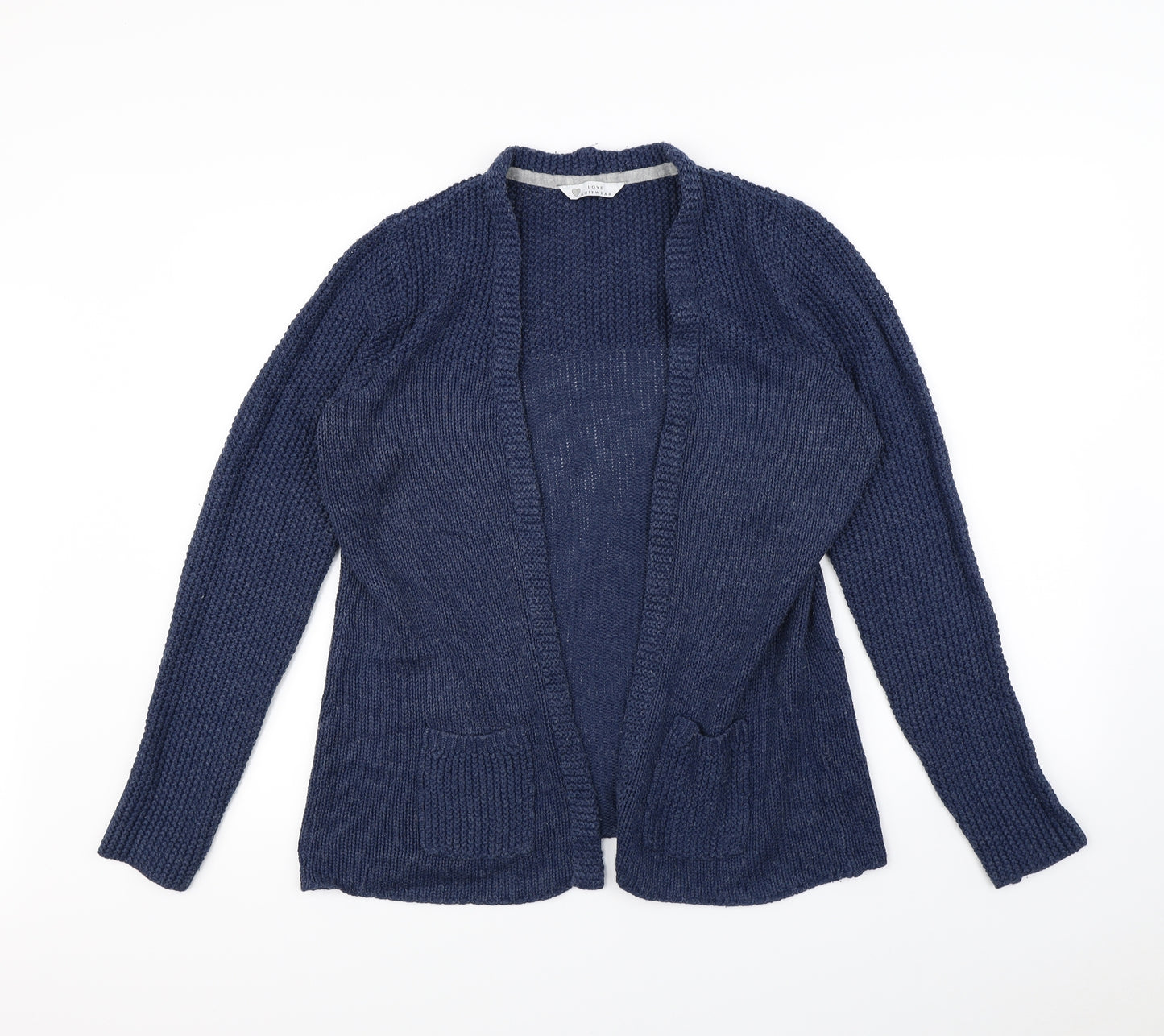 BHS Womens Blue   Cardigan Jumper Size 14