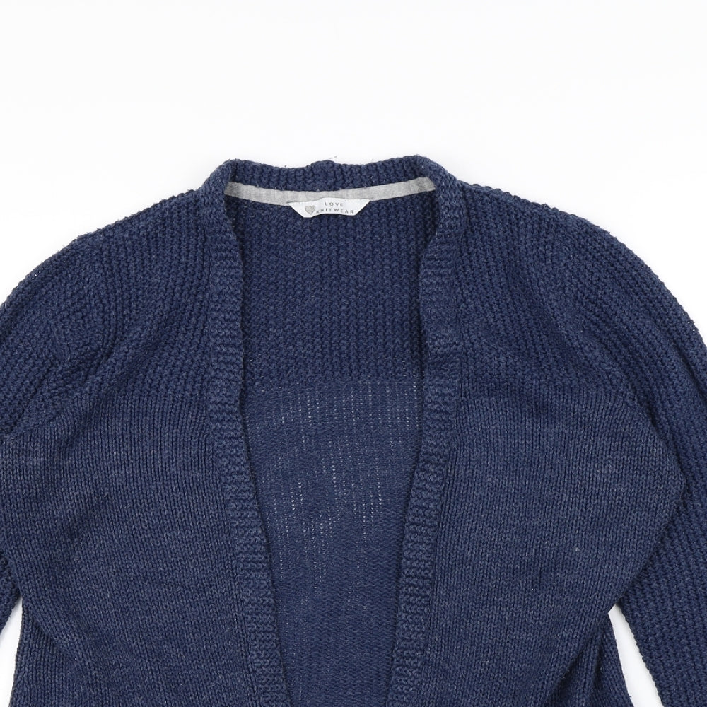 BHS Womens Blue   Cardigan Jumper Size 14