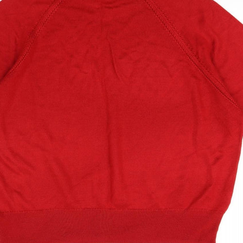 St Michael Womens Red   Pullover Sweatshirt Size 16