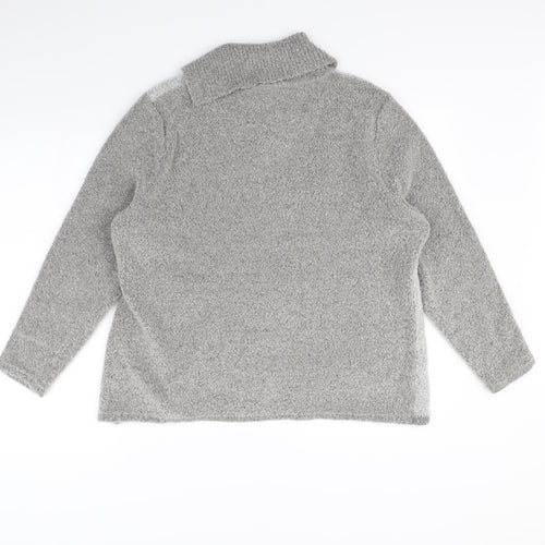 BM Womens Grey   Pullover Jumper Size XL
