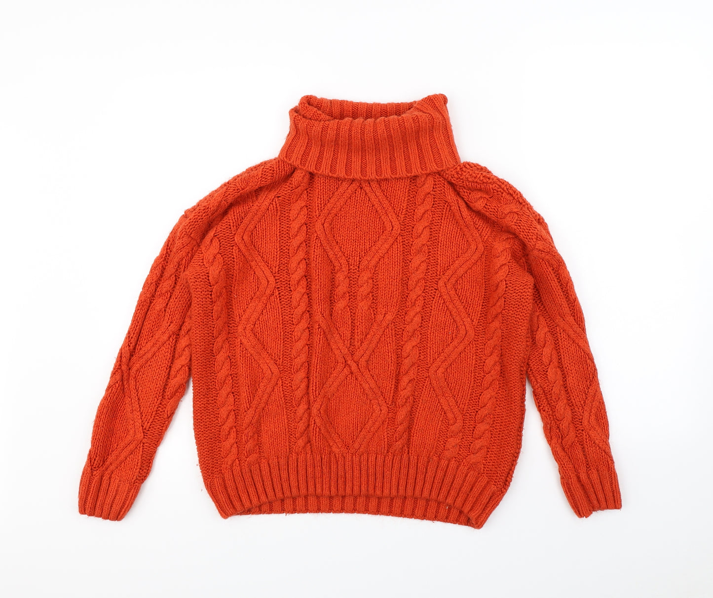 Primark Womens Orange   Pullover Jumper Size 10