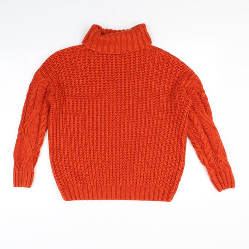 Primark Womens Orange   Pullover Jumper Size 10