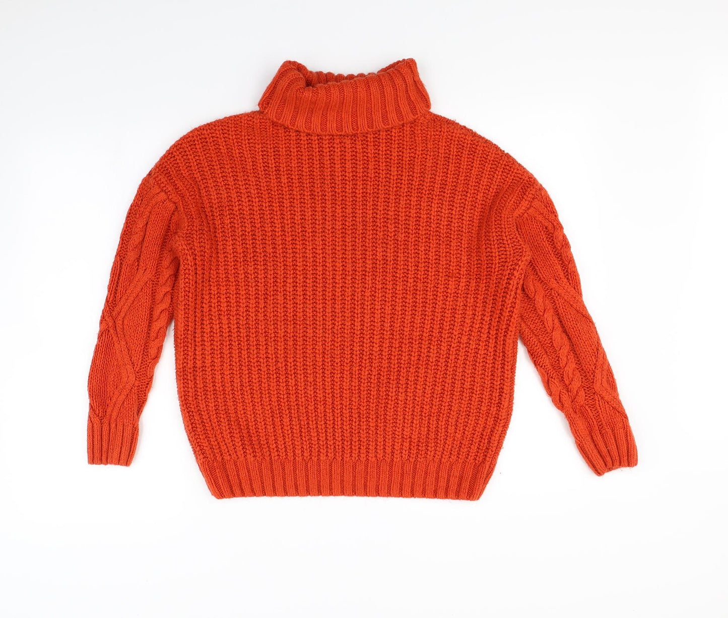 Primark Womens Orange   Pullover Jumper Size 10