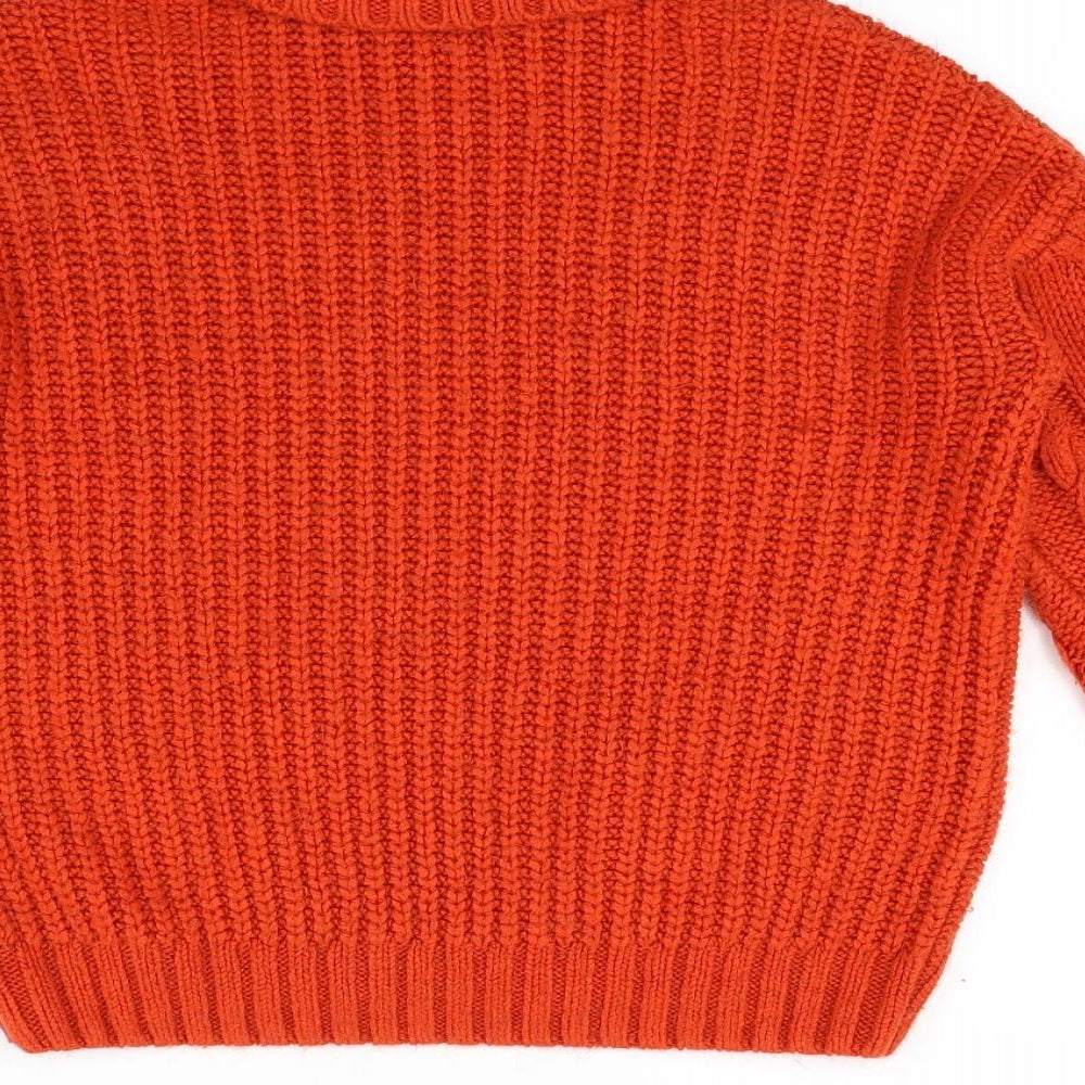 Primark Womens Orange   Pullover Jumper Size 10