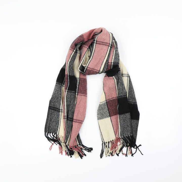 Preworn Womens Multicoloured Plaid   Scarf