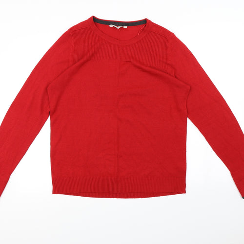 Peacocks Womens Red   Pullover Sweatshirt Size 16