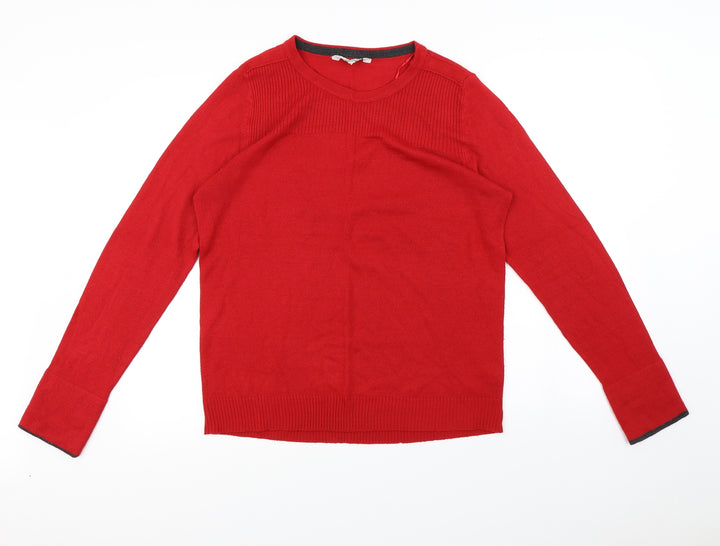 Peacocks Womens Red   Pullover Sweatshirt Size 16